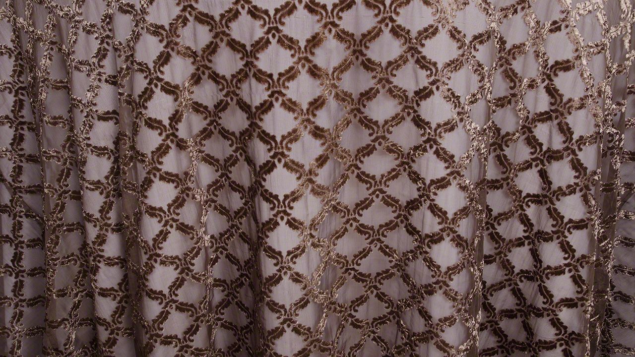Mushroom Diva Burnout Sheer - 90" x 90"