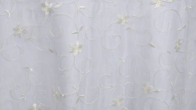 Ivory Cachet Sheer - 84" x 84"
