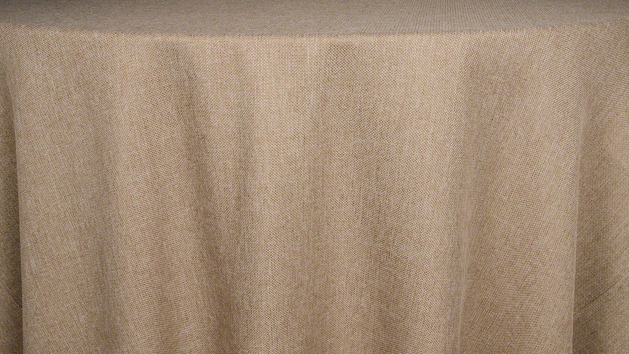 Faux Burlap Table Runner