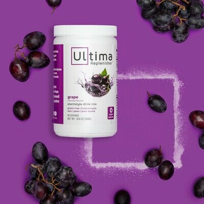 Ultima Replenisher Electrolyte Hydration Powder Grape 90 Serving