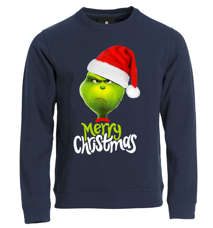 Felpa Natale bambini IL GRINCH - Blu