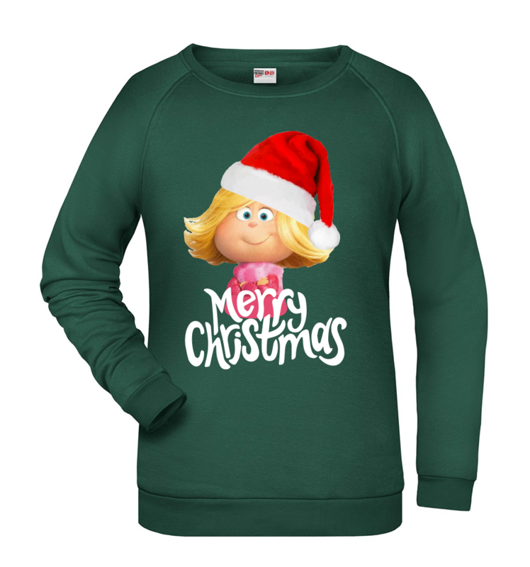 Felpa Natale donna CINDY LOU - Verde