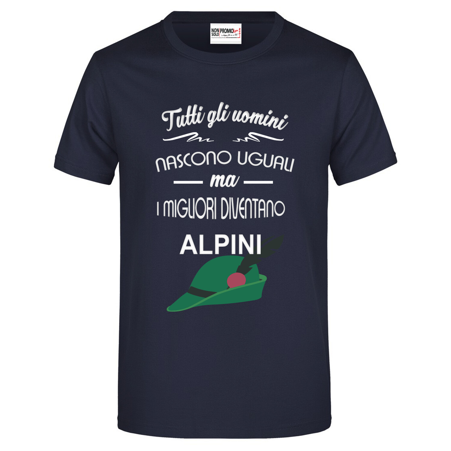 T-shirt mezza manica - Nati Alpini blu