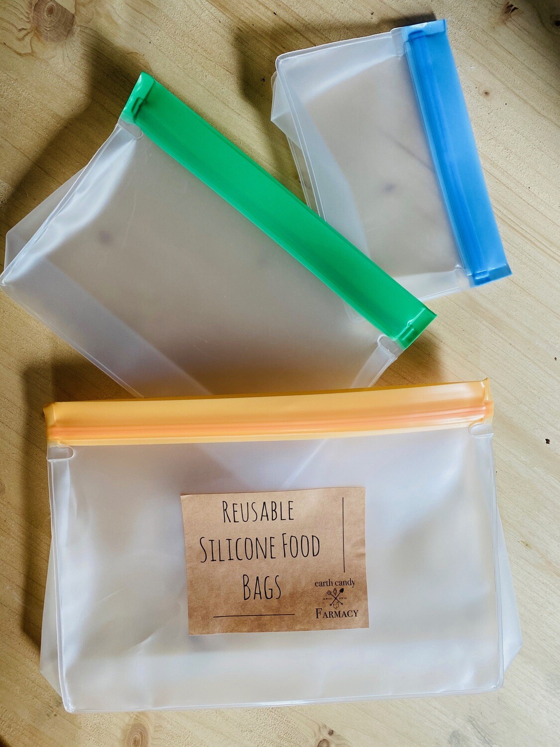 Reusable Standing Silicon Food Bags