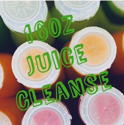 3 day Juice Cleanse 16oz