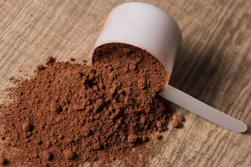 Extra +chocolate protein