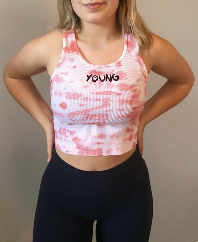 Coral Crop Top