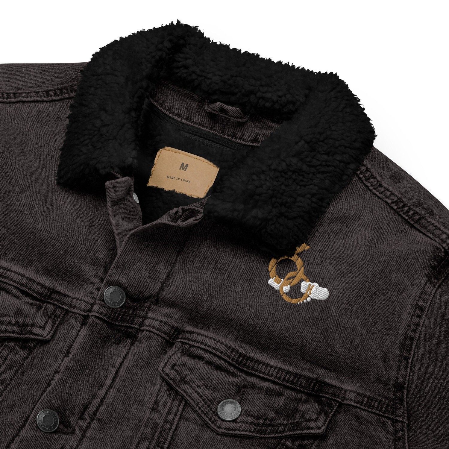 60K Unisex denim sherpa jacket