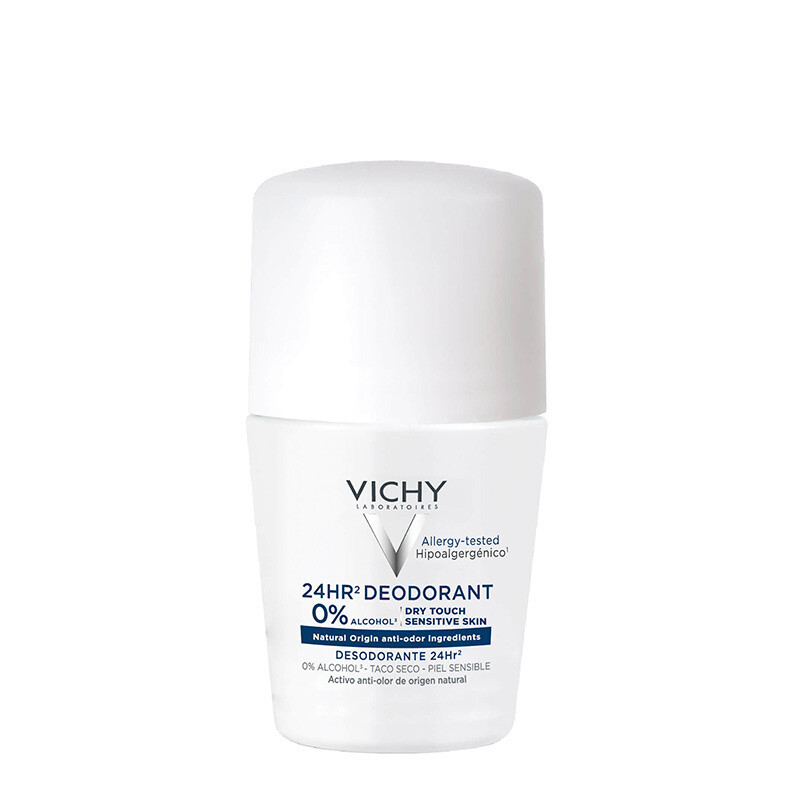 Vichy 24-Hour Roll-On Deodorant (0% Alcohol) 50ml #2595