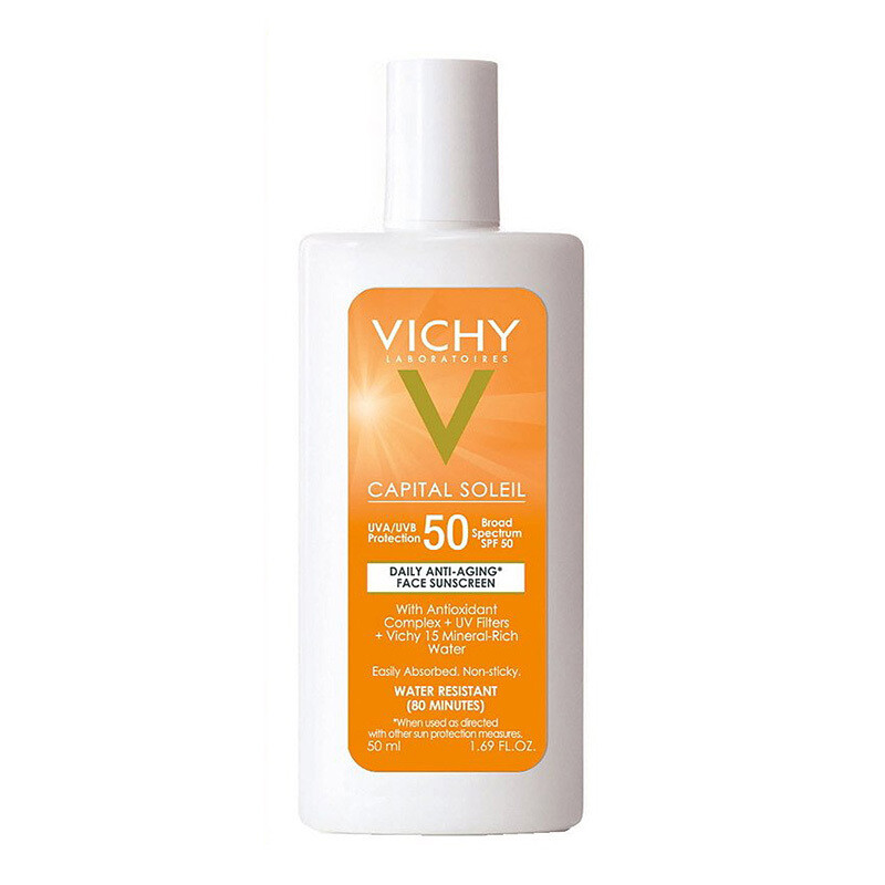 Vichy Capital Soleil Daily Anti-Aging Face Sunscreen Lotion SPF50 50ml #6226