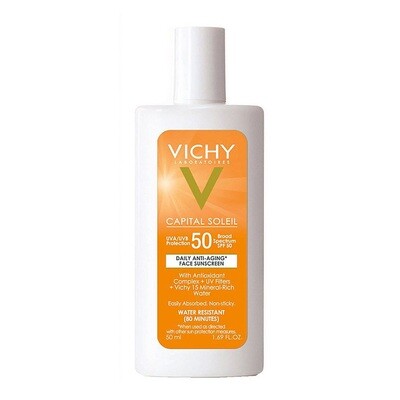 Vichy Capital Soleil Daily Anti-Aging Face Sunscreen Lotion SPF50 50ml #6226