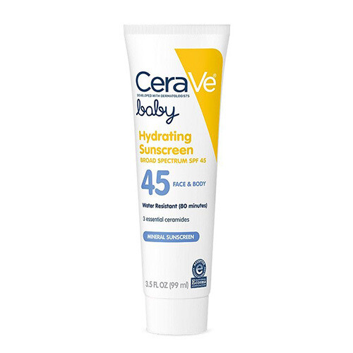 CeraVe Baby Hydrating Face &amp; Body SPF45 3.5oz #7798
