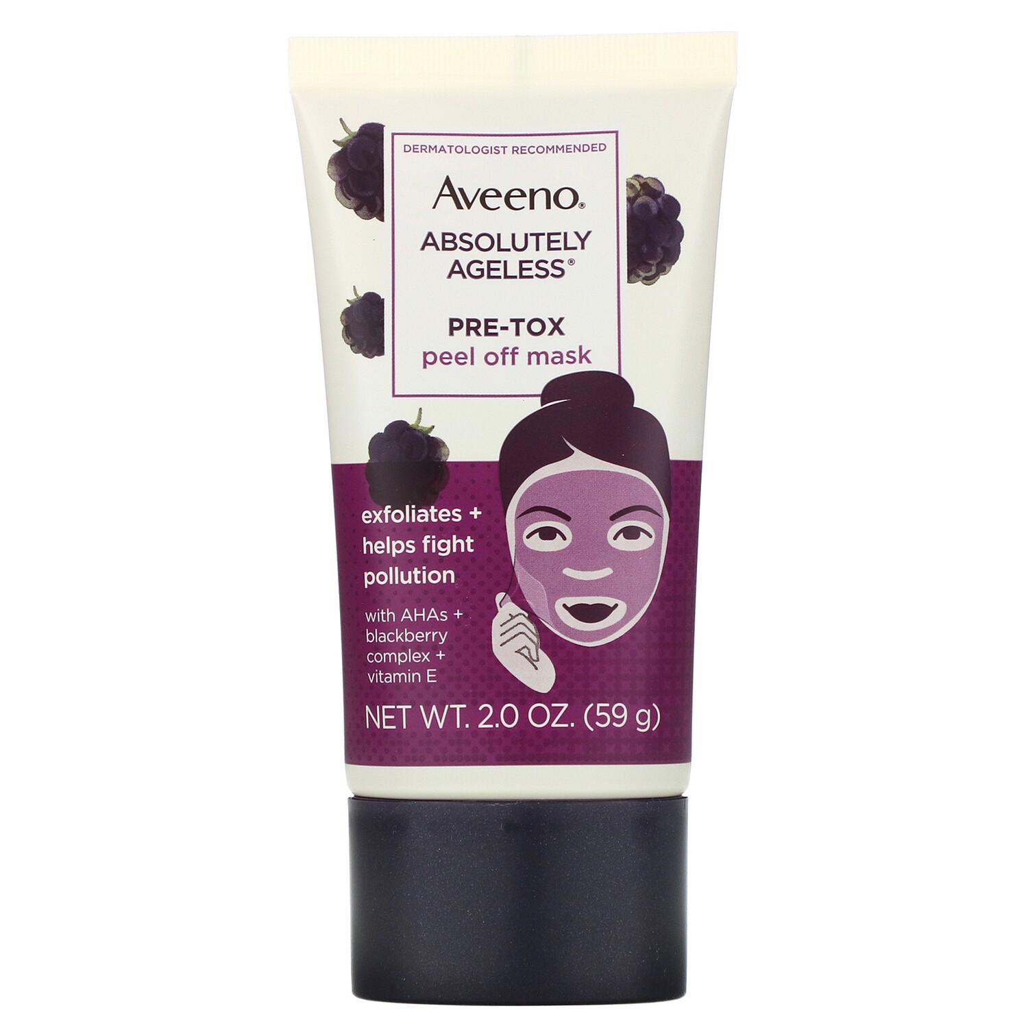 Aveeno Absolutely Ageless Pre-Tox Peel Off Mask 2oz #1698