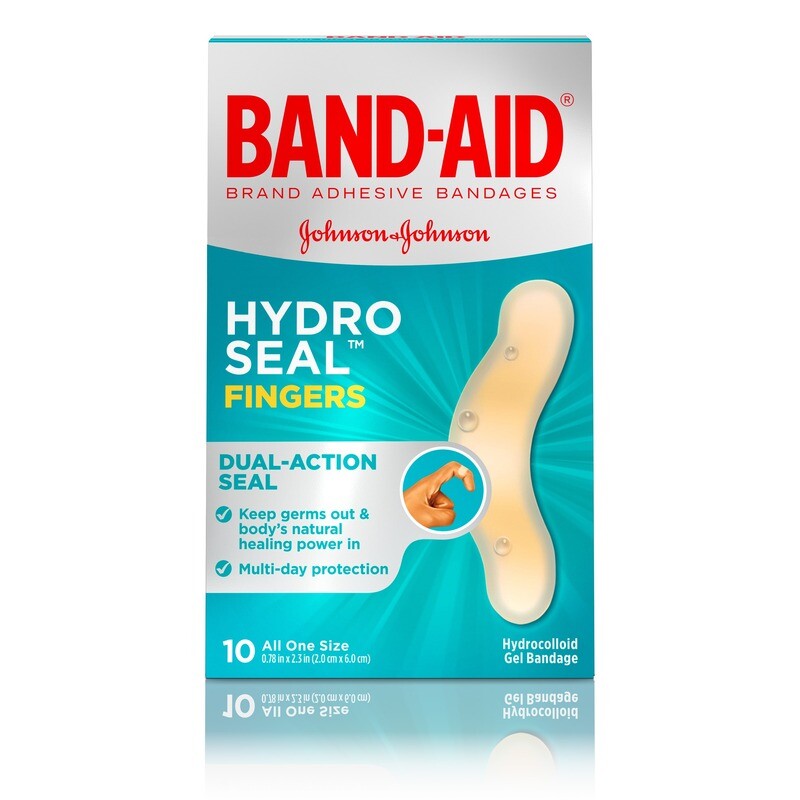 Band-Aid Hydro Seal Fingers 10ct  #2993