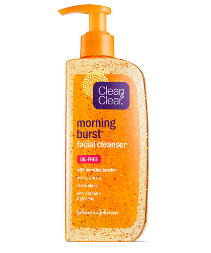 Clean &amp; Clear Morning Burst Orange Facial Cleanser 8oz #6175