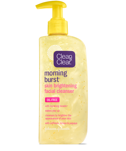 Clean &amp; Clear Morning Burst Skin Brightening Facial Cleanser 8oz #0805