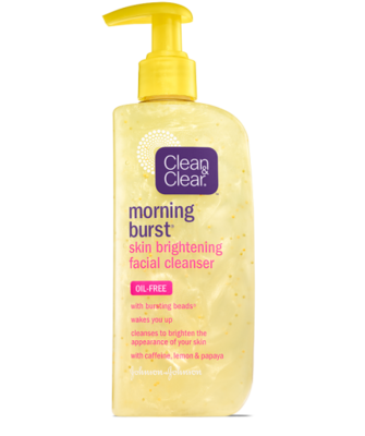 Clean &amp; Clear Morning Burst Skin Brightening Facial Cleanser 8oz #0805