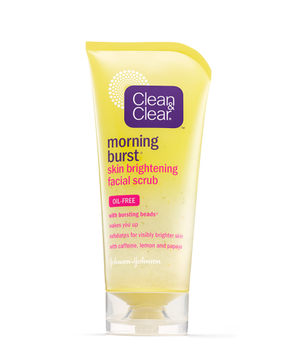 Clean &amp; Clear Morning Burst Skin Brightening Facial Scrub 5oz #0829