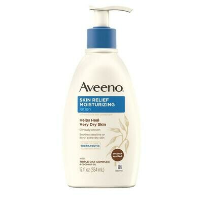 Aveeno Skin Relief Moisturizing Lotion Coconut Scent 12oz #3274