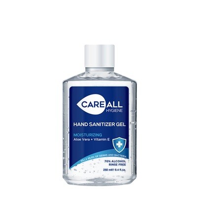 CareAll Gel Hand-Sanitizer with Cap 250ml (24 per case) #0090