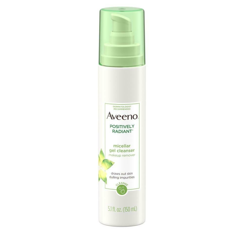 Aveeno Positively Radiant Micellar Gel Cleanser 5.1oz #0189