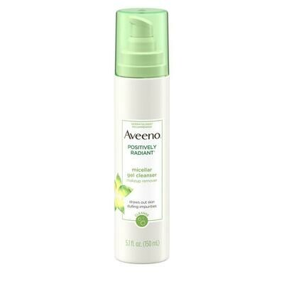 Aveeno Positively Radiant Micellar Gel Cleanser 5.1oz #0189