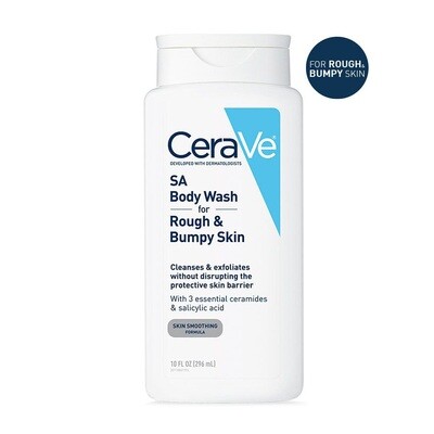 CeraVe SA Body Wash (Rough &amp; Bumpy Skin) 10oz #7170