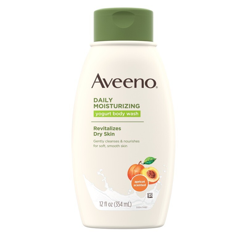 Aveeno Daily Moisturizing Body Yogurt Body Wash Apricot and Honey 12oz #8262