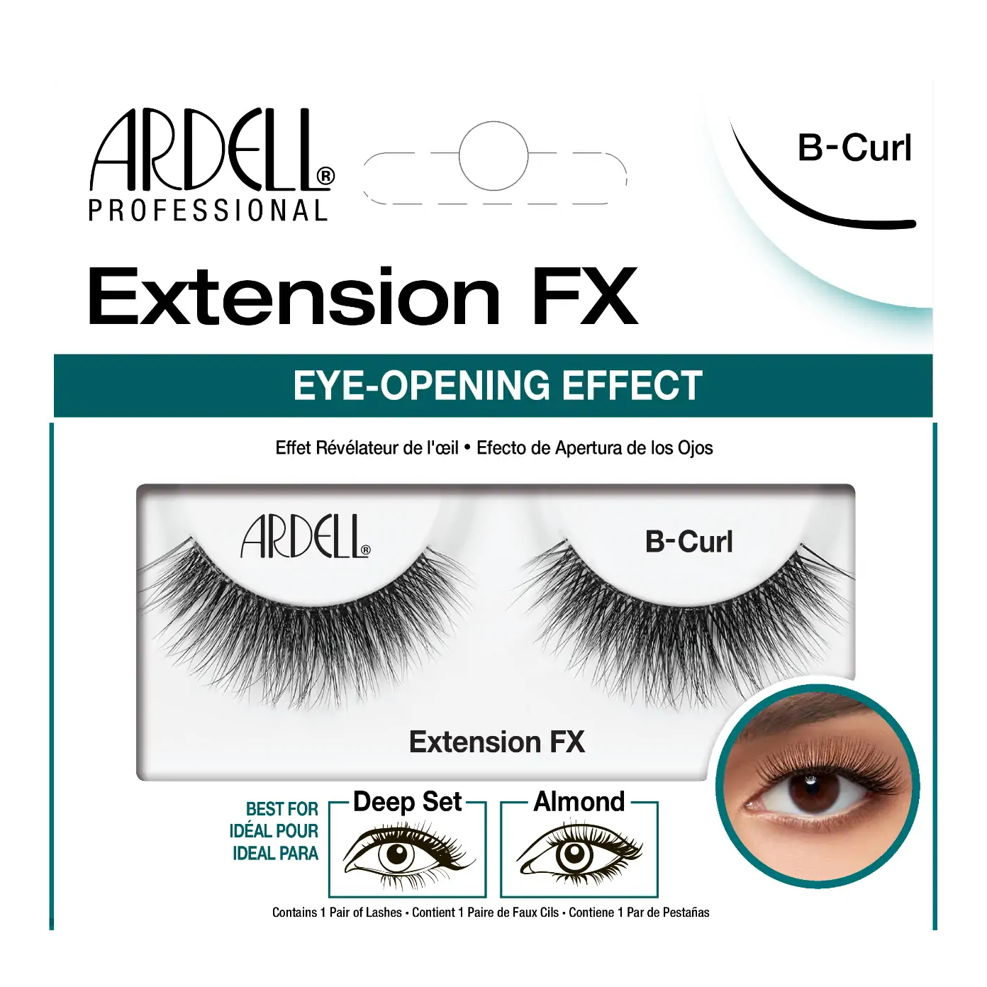 Ardell Lashes Extension FX - B Curl (Eye Opening Effect) #6923