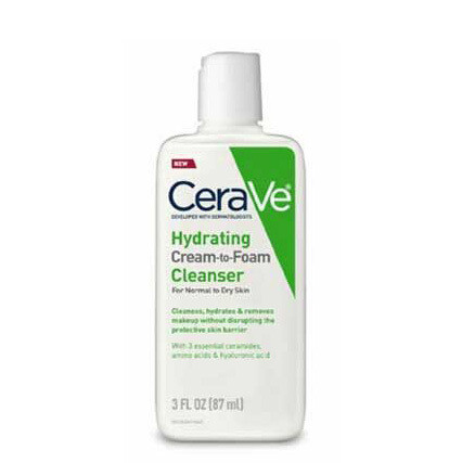 CeraVe Hydrating Cream-to-Foam Cleanser 3oz #7213