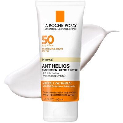 La Roche Posay Anthelios 50 Mineral Face &amp; Body Sunscreen Lotion 90ml #0837