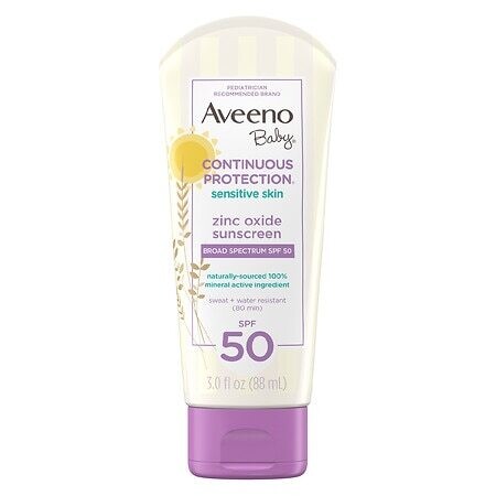 Aveeno Baby Continuous Protection Zinc Oxide SPF50 3oz #4509  