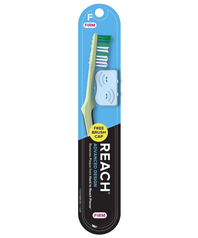 REACH Advanced Design Toothbrush Firm with Cap 1ct #2387