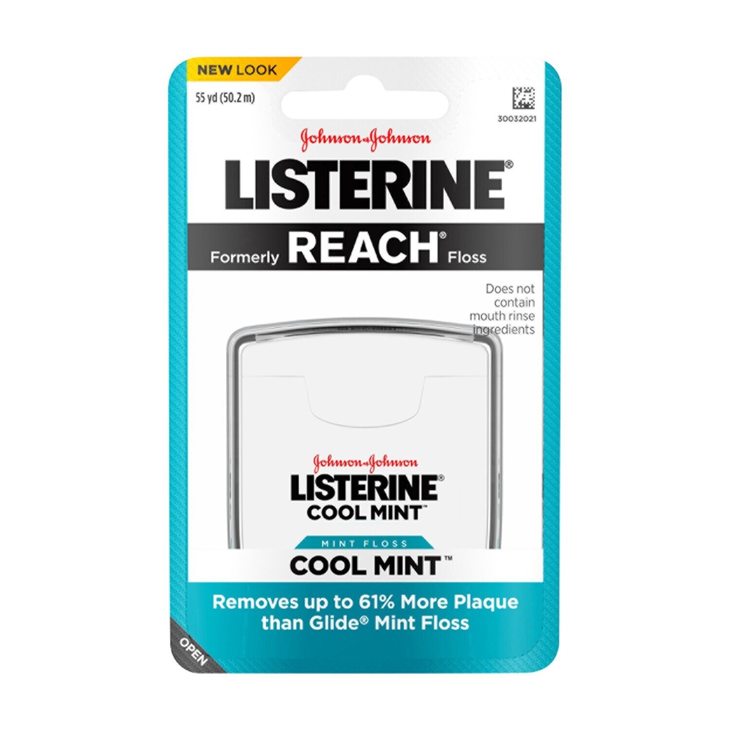 Reach Listerine Cool Mint Floss 55yd #0362