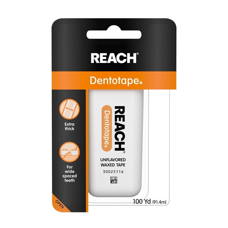 Reach Dentotape Unflavored Waxed Tape 100yd #2216