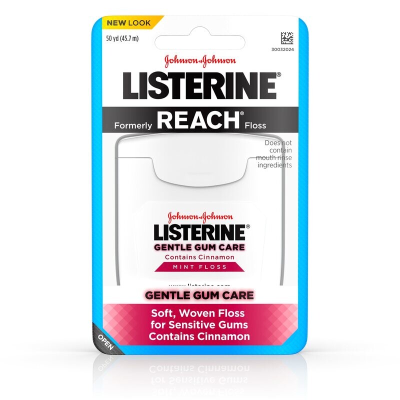 Reach Listerine Gentle Gum Care Mint Floss 50yd #0157