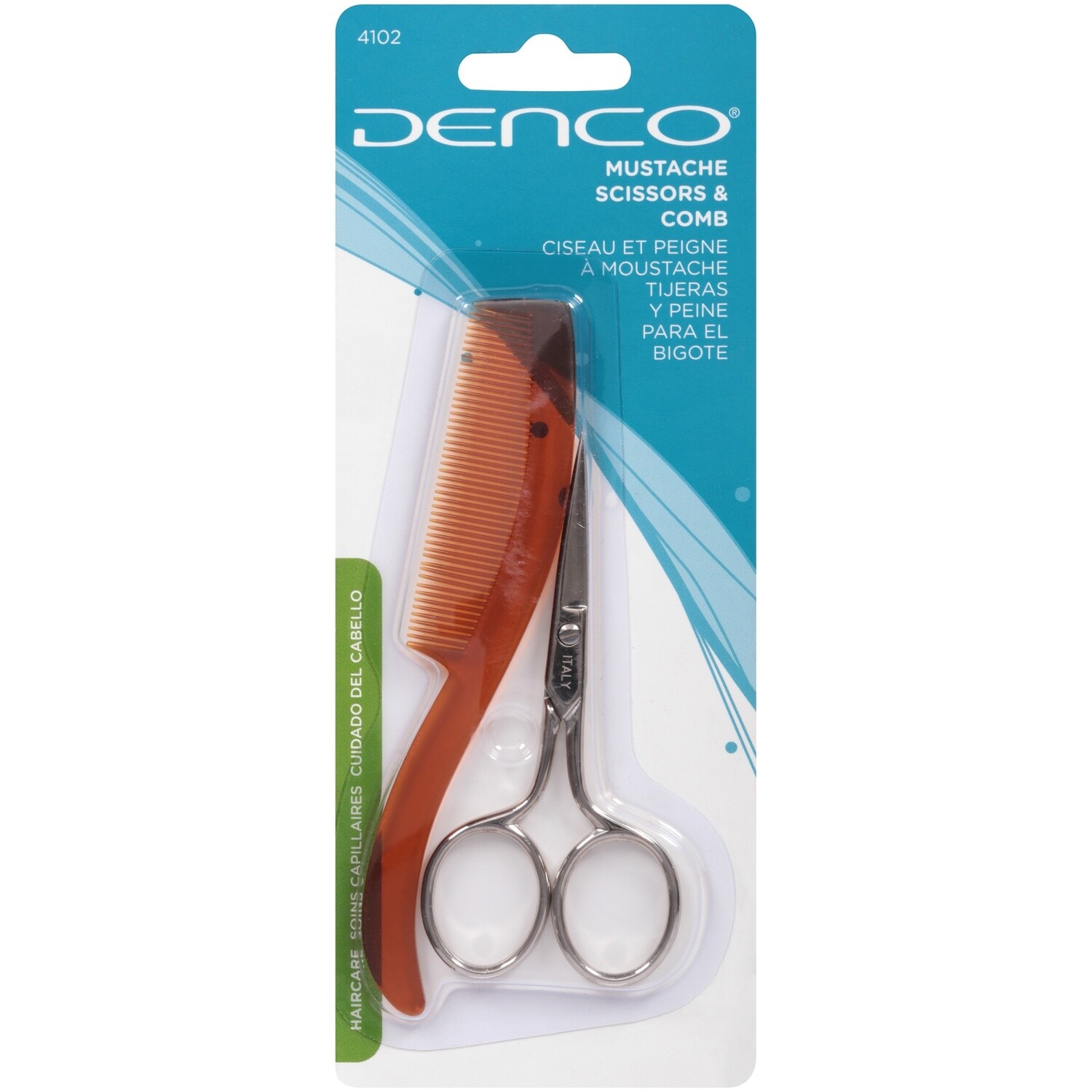Denco 3 1/2 Mustache Scissor &amp; Comb (4102) #0208