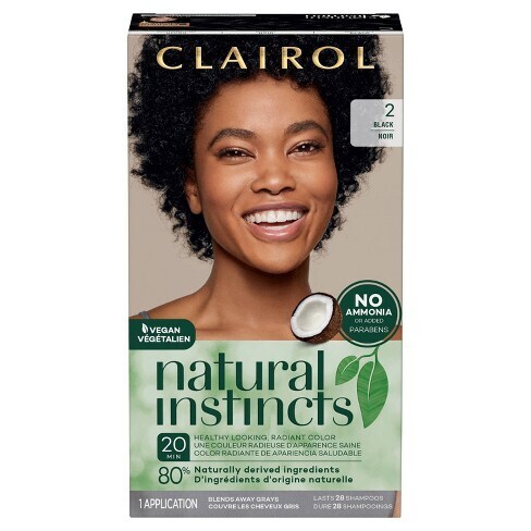 Clairol Natural Instincts 2 Black #4468