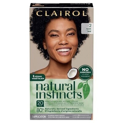 Clairol Natural Instincts 2 Black #4468