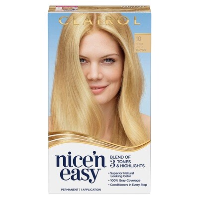 Clairol Nice n Easy 10 Extra Light Blonde #7335