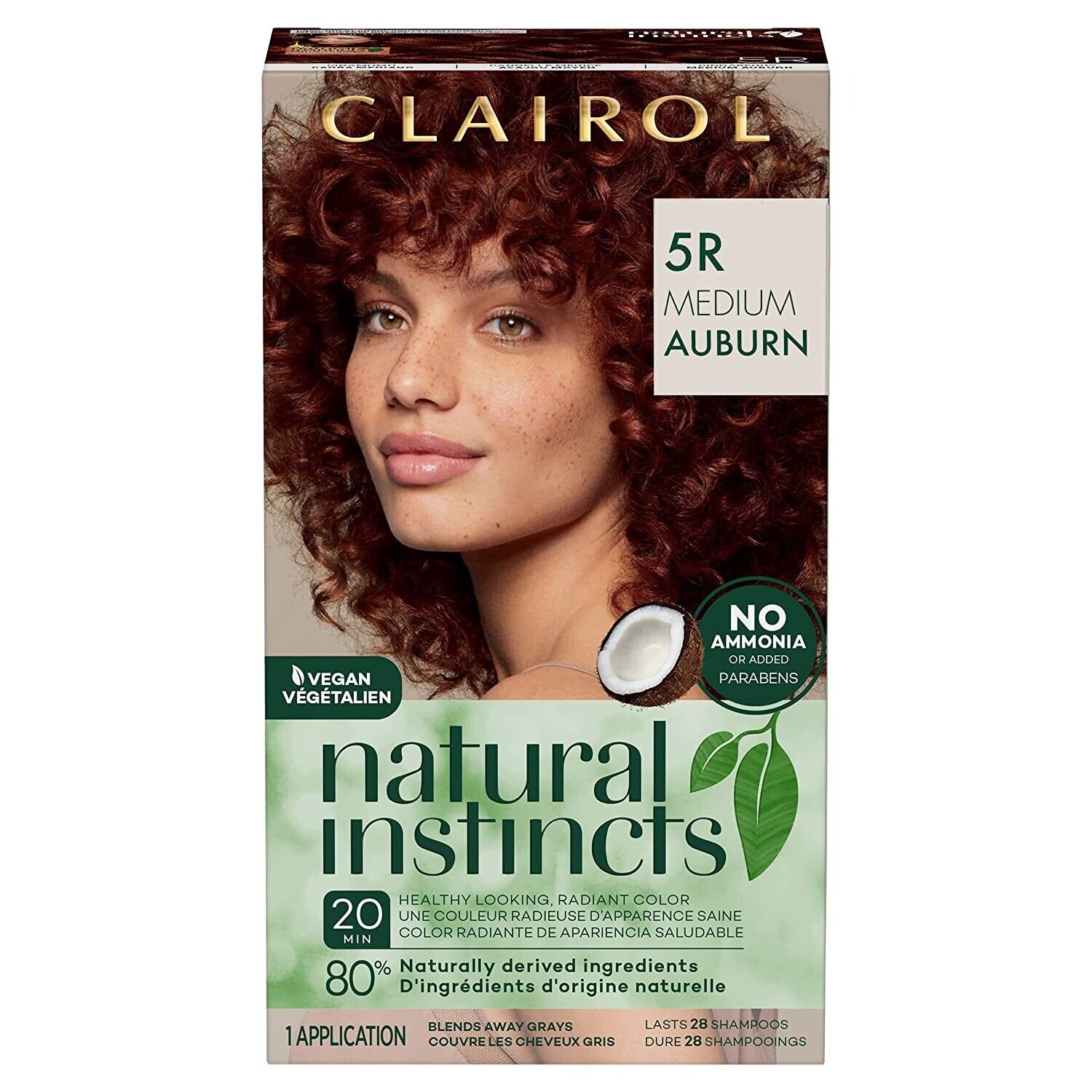 Clairol Natural Instincts 5R Medium Auburn #4529