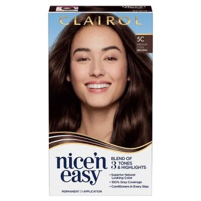 Clairol Nice n Easy 5C Medium Cool Brown #3740