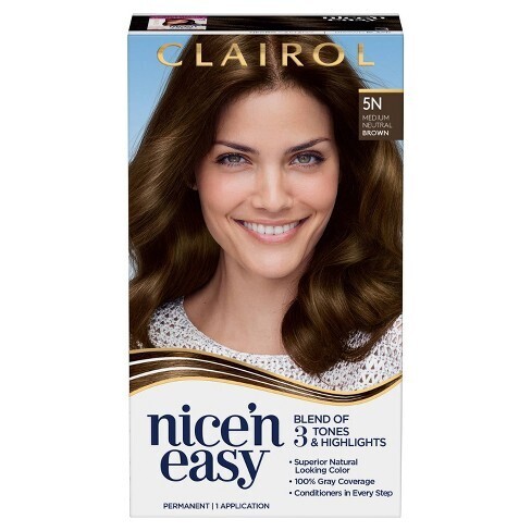 Clairol Nice n Easy 5N Medium Neutral Brown #6642