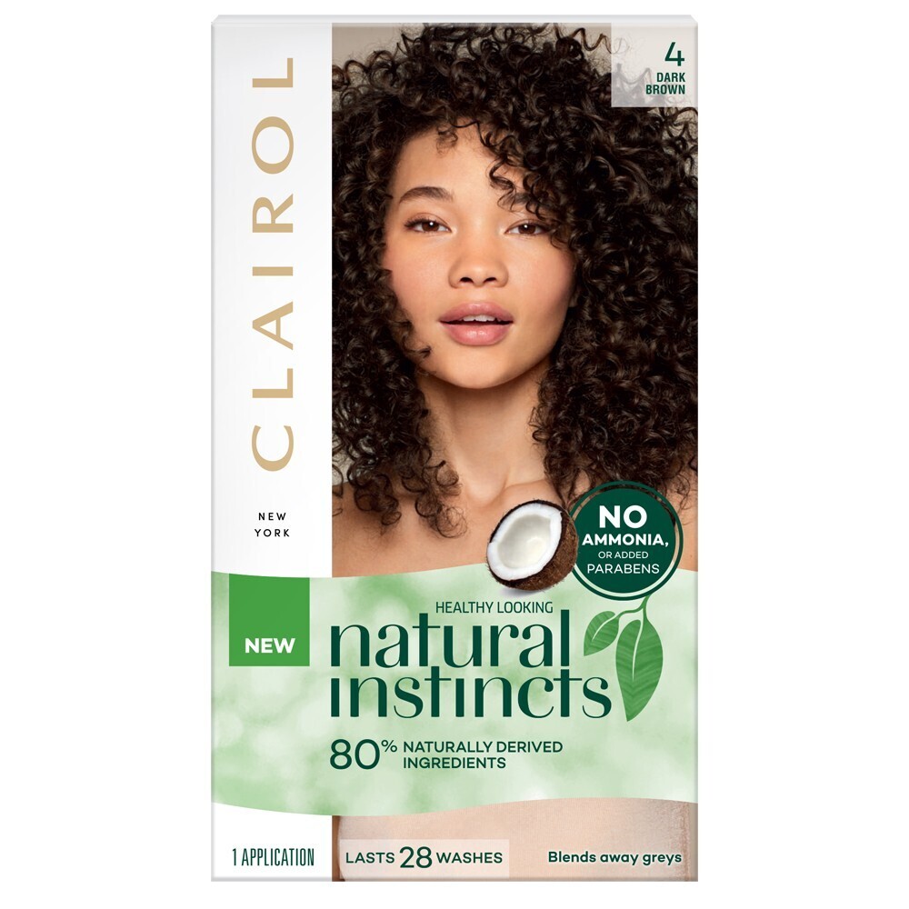 Clairol Natural Instincts 4 Dark Brown #4444