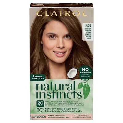 Clairol Natural Instincts 5G Medium Golden Brown #4505