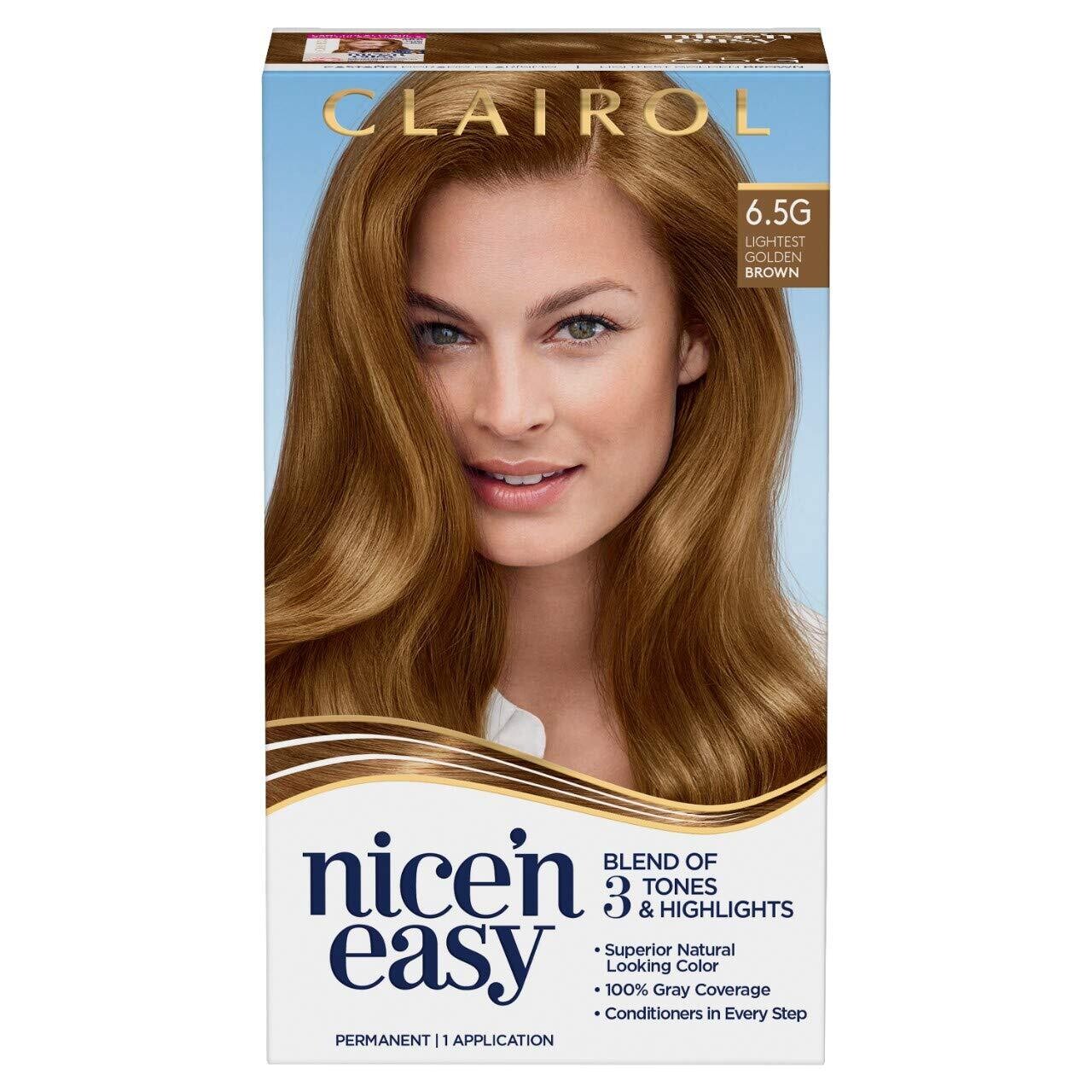 Clairol Nice n Easy 6.5G Lightest Golden Brown #6598