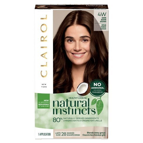 Clairol Natural Instincts 4W Dark Warm Brown #8018