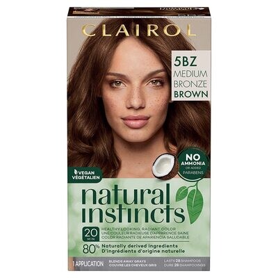 Clairol Natural Instincts 5BZ Medium Bronze Brown #4703