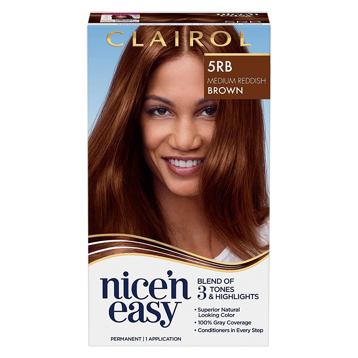 Clairol Nice n Easy 5RB Medium Reddish Brown #6697