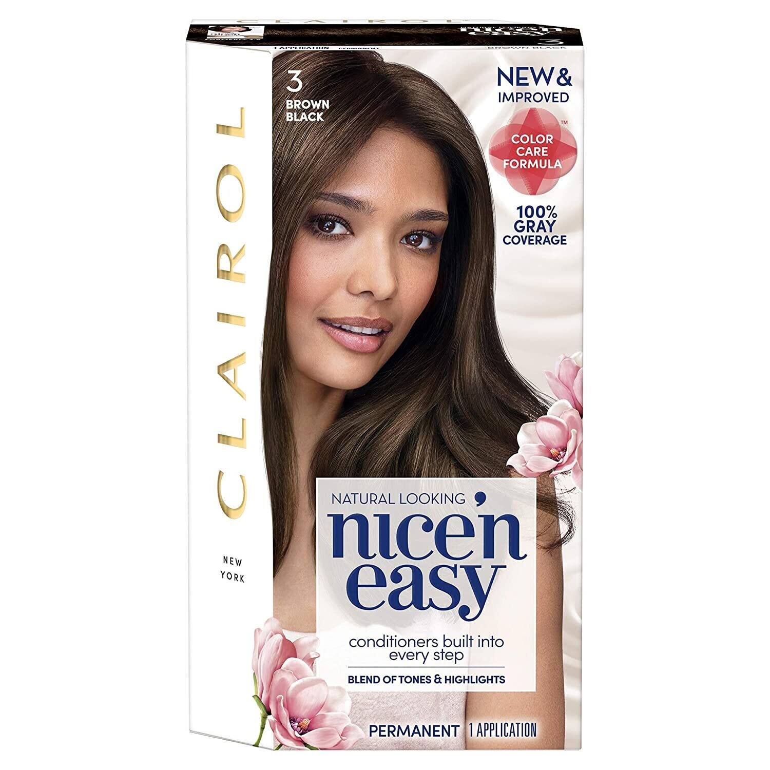 Clairol Nice n Easy 3 Brown Black #6789
